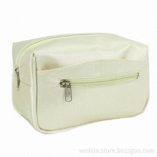 Soft Satin Cosmetic Bag, Foam Satin+EVA, 20*8.5*12.5cm, US and EU Standards